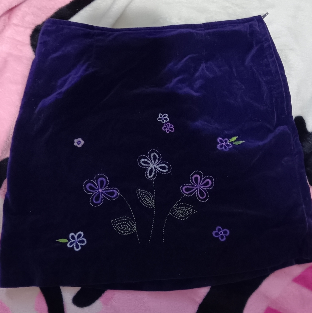 Purple Mini skirt